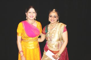 Urmi with noted artist Smt. Archana Joglekar